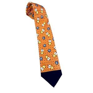 Sinsabang silk apple graphic tie